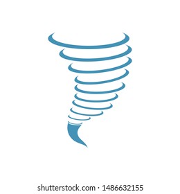tornado icon logo vector illustration design
