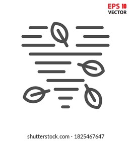 Icono de tornado en un estilo plano de moda aislado en fondo blanco. Símbolo de tornado para el diseño de tu sitio web, logotipo, aplicación, interfaz de usuario. Concepto de icono de pronóstico meteorológico. Ilustración vectorial Eps 10.