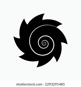 Tornado Icon. Typhoon, Hurricane Symbol.