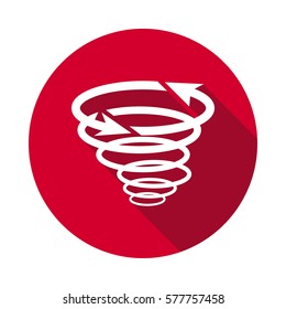 tornado icon vector