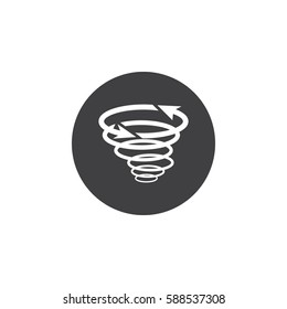 tornado icon vector