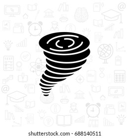 Tornado icon. vector illustration