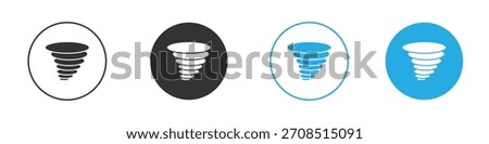 Tornado icon For web, mobile.Vector Illustration