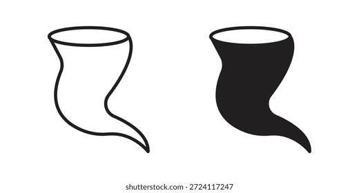 Icono de tornado para su diseño de Sitio web, logotipo, App, interfaz de usuario. EPS10