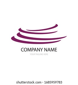tornado illustration logo vector design