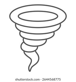 Elemento Infográfico Tornado em Estilo Plano