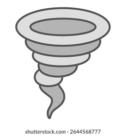 Elemento Infográfico Tornado em Estilo Plano
