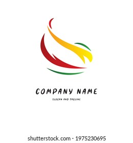 Tornado logo design abstract. design logo event.