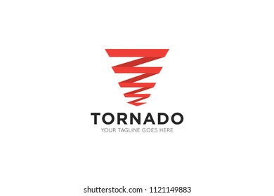 tornado logo, icon and symbol