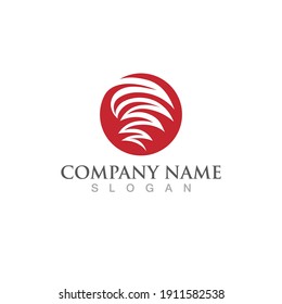 Tornado logo and symbol vector
