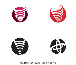 Tornado logo symbol vector illustration design