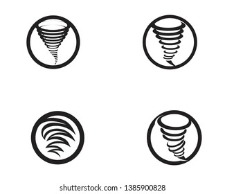 Tornado logo symbol vector illustration design