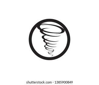 Tornado logo symbol vector illustration design