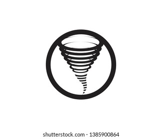 Tornado logo symbol vector illustration design