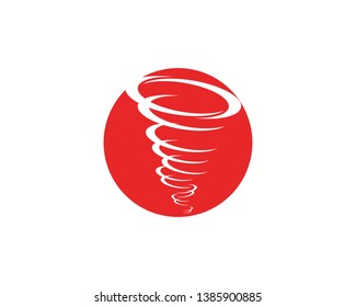 Tornado logo symbol vector illustration design