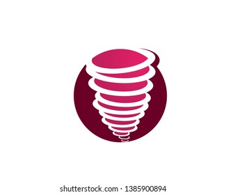 Tornado logo symbol vector illustration design