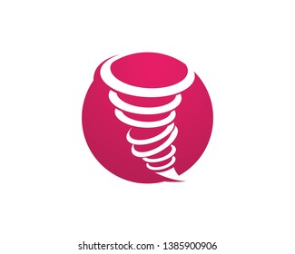 Tornado logo symbol vector illustration design