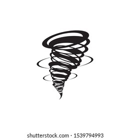 Tornado logo symbol vector illustration design