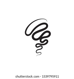 Tornado logo symbol vector illustration design