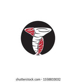 Tornado logo symbol vector illustration design