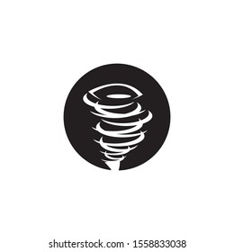 Tornado logo symbol vector illustration design