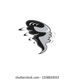 Tornado logo symbol vector illustration design