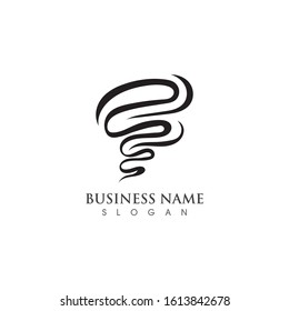Tornado logo symbol vector illustration design