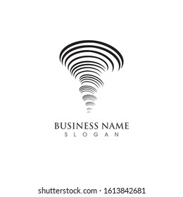 Tornado logo symbol vector illustration design