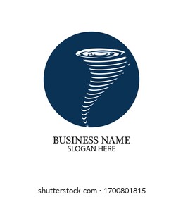 Tornado Logo Symbol Vektorillustration Illustration Design
