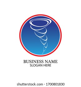 Tornado logo symbol vector illustration design