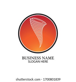 Tornado logo symbol vector illustration design