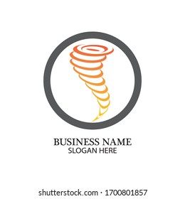 Tornado logo symbol vector illustration design