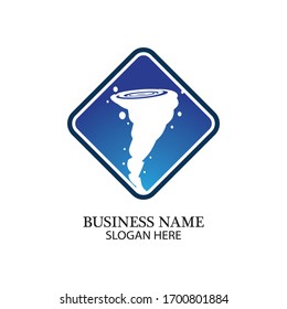 Diseño vectorial de símbolo Tornado