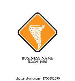 Tornado logo symbol vector illustration design