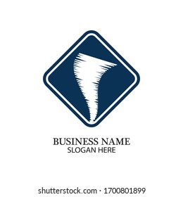 Tornado Logo Symbol Vektorillustration Illustration Design