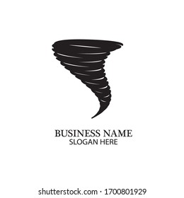 Tornado Logo Symbol Vektorillustration Illustration Design