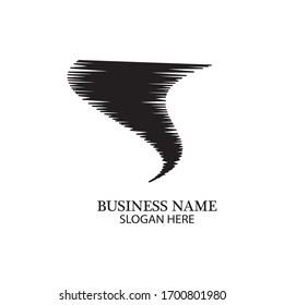 Tornado logo symbol vector illustration design