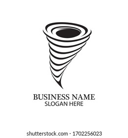 Tornado Logo Symbol Vektorillustration Illustration Design