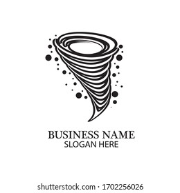 Tornado logo symbol vector illustration design