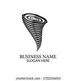 Tornado logo symbol vector illustration design