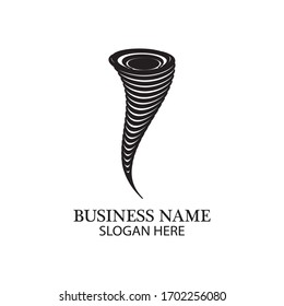 Tornado logo symbol vector illustration design