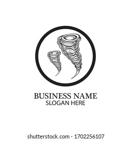 Tornado logo symbol vector illustration design