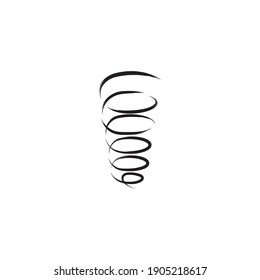Símbolo de tornado diseño de ilustración vectorial