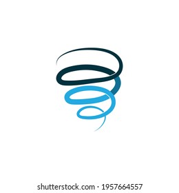 Tornado logo symbol vector illustration design