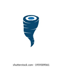 Tornado logo symbol vector illustration design