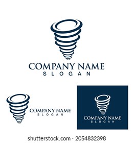 Tornado logo symbol vector illustration design