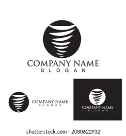 Tornado logo symbol vector illustration design