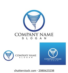 Tornado logo symbol vector illustration design