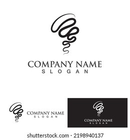 Tornado logo symbol vector illustration design