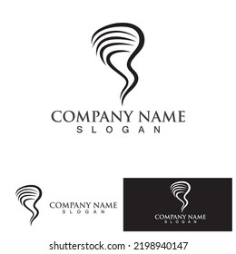 Tornado logo symbol vector illustration design